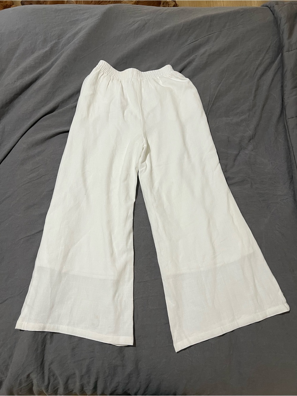 Amazon White Wide Leg Women's Pants
